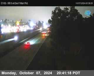 SB 5 at Dairy Mart Rd.