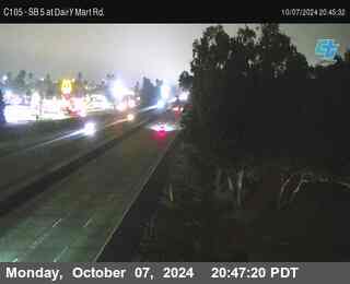 SB 5 at Dairy Mart Rd.