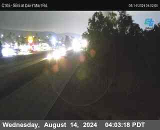 SB 5 at Dairy Mart Rd.