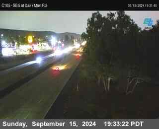 SB 5 at Dairy Mart Rd.