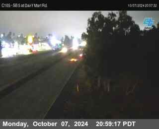 SB 5 at Dairy Mart Rd.