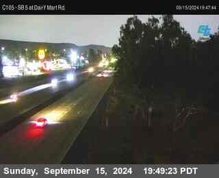 SB 5 at Dairy Mart Rd.