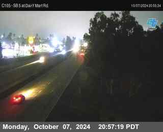 SB 5 at Dairy Mart Rd.