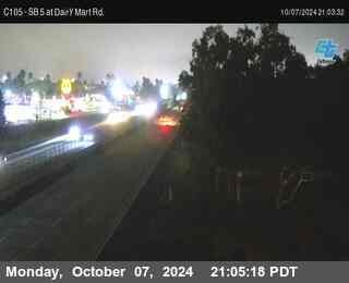 SB 5 at Dairy Mart Rd.