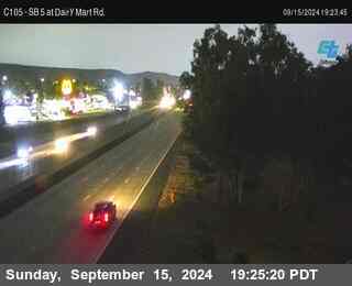 SB 5 at Dairy Mart Rd.