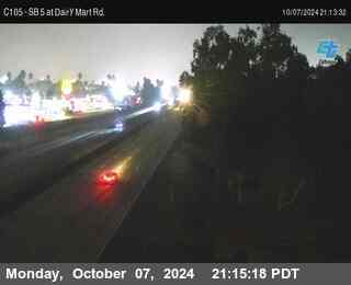 SB 5 at Dairy Mart Rd.