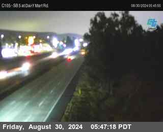 SB 5 at Dairy Mart Rd.