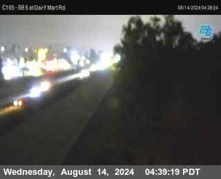 SB 5 at Dairy Mart Rd.