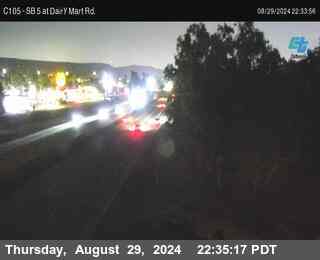 SB 5 at Dairy Mart Rd.