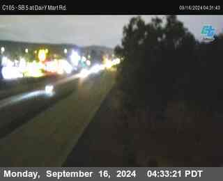 SB 5 at Dairy Mart Rd.