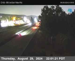 SB 5 at Dairy Mart Rd.