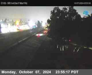 SB 5 at Dairy Mart Rd.