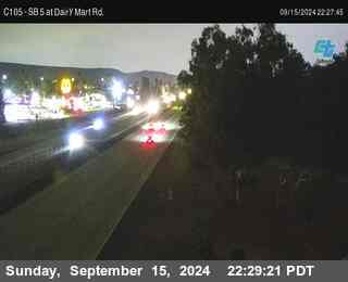 SB 5 at Dairy Mart Rd.