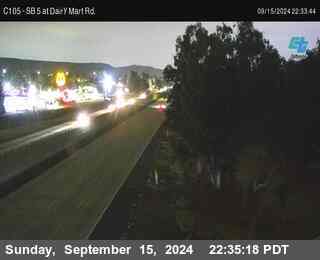 SB 5 at Dairy Mart Rd.