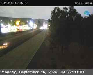 SB 5 at Dairy Mart Rd.