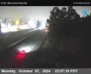 SB 5 at Dairy Mart Rd.