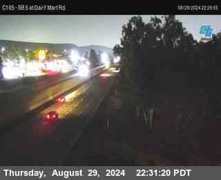 SB 5 at Dairy Mart Rd.