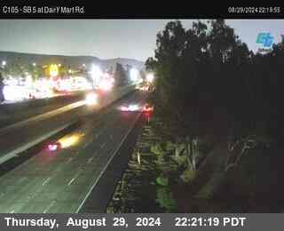 SB 5 at Dairy Mart Rd.