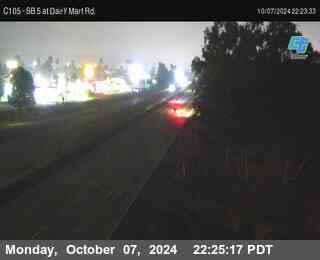 SB 5 at Dairy Mart Rd.