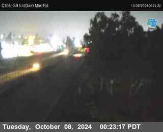 SB 5 at Dairy Mart Rd.