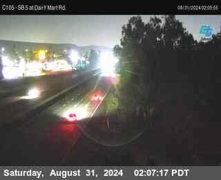 SB 5 at Dairy Mart Rd.