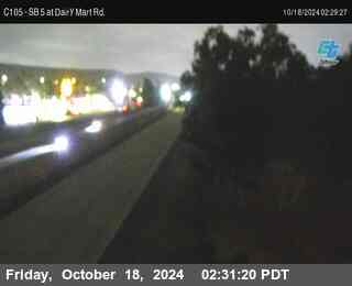 SB 5 at Dairy Mart Rd.