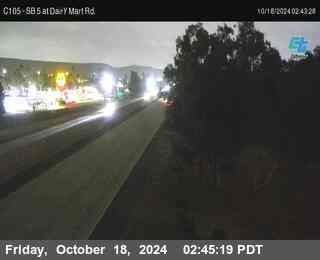 SB 5 at Dairy Mart Rd.