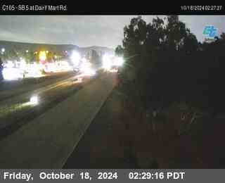 SB 5 at Dairy Mart Rd.