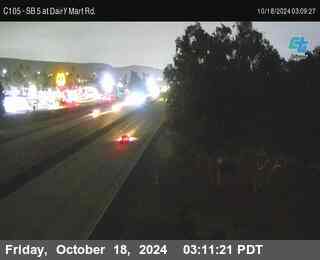 SB 5 at Dairy Mart Rd.