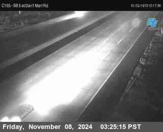 SB 5 at Dairy Mart Rd.