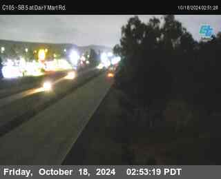 SB 5 at Dairy Mart Rd.