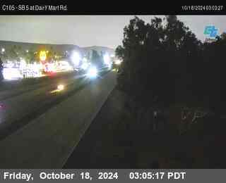 SB 5 at Dairy Mart Rd.