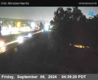 SB 5 at Dairy Mart Rd.