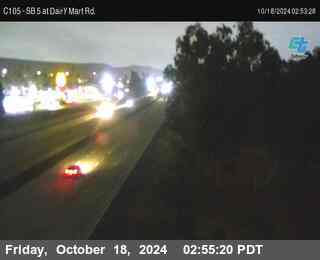 SB 5 at Dairy Mart Rd.