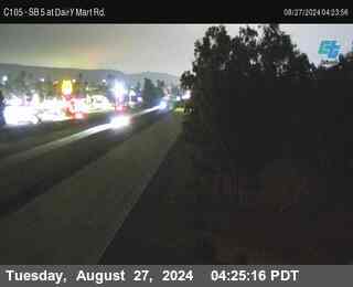 SB 5 at Dairy Mart Rd.