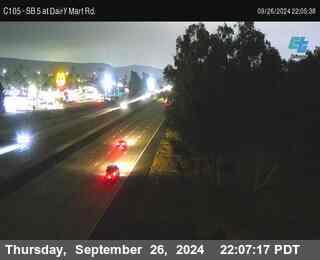 SB 5 at Dairy Mart Rd.