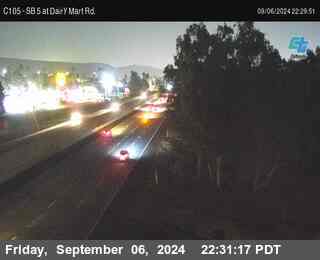 SB 5 at Dairy Mart Rd.