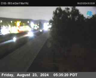 SB 5 at Dairy Mart Rd.