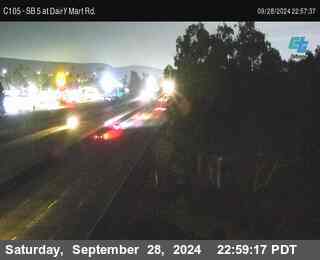 SB 5 at Dairy Mart Rd.