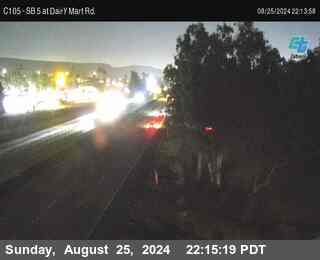 SB 5 at Dairy Mart Rd.