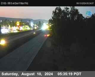 SB 5 at Dairy Mart Rd.