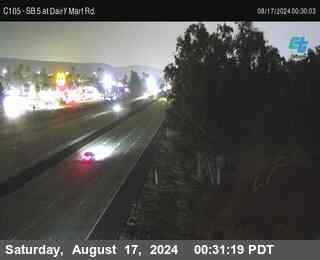 SB 5 at Dairy Mart Rd.