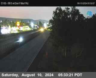 SB 5 at Dairy Mart Rd.