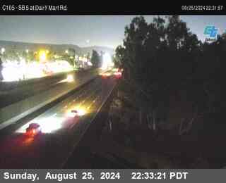 SB 5 at Dairy Mart Rd.