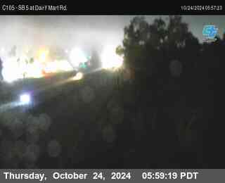 SB 5 at Dairy Mart Rd.