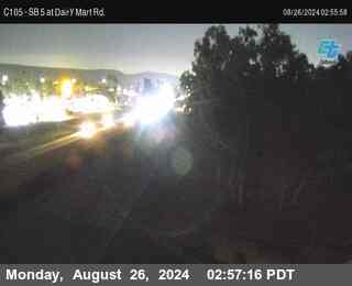 SB 5 at Dairy Mart Rd.