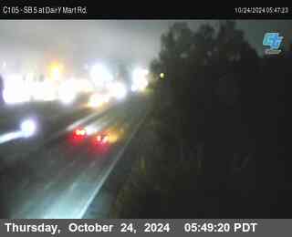 SB 5 at Dairy Mart Rd.