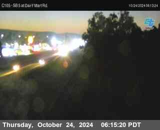 SB 5 at Dairy Mart Rd.