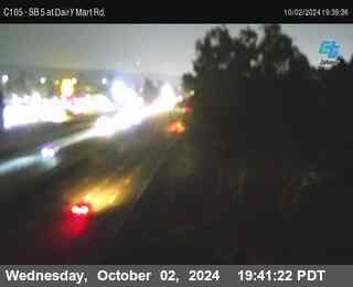 SB 5 at Dairy Mart Rd.