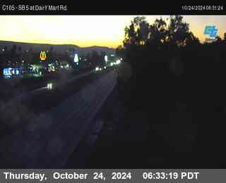 SB 5 at Dairy Mart Rd.